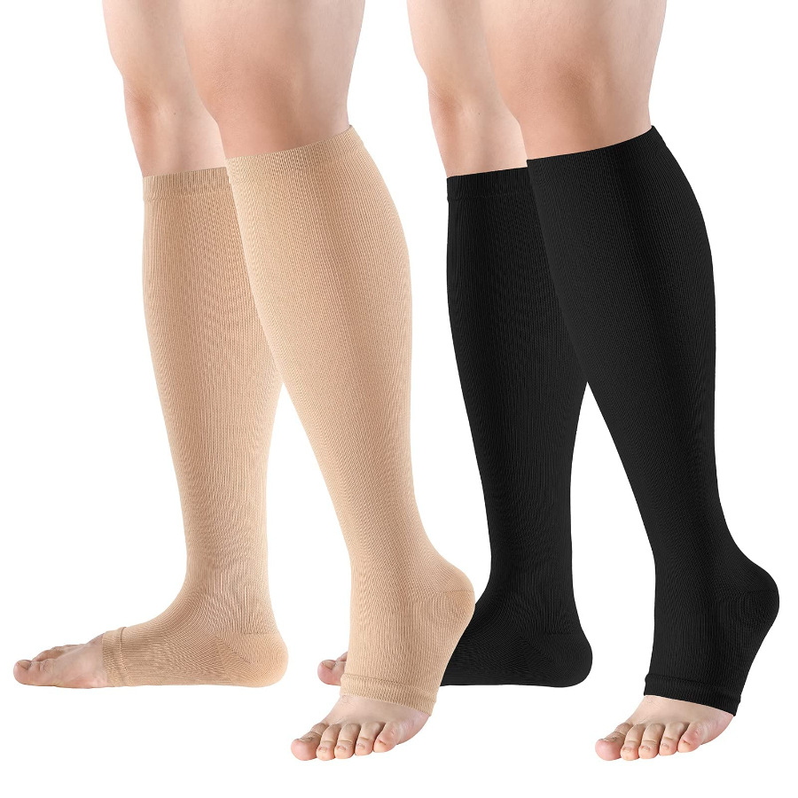 Seated Calf Raise - 医療用着圧ストッキング、静脈瘤、浮腫、シンスプリント、看護サポート用の脚ふくらはぎ着圧ソックス