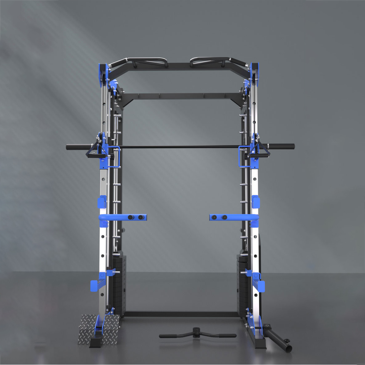Home Gym Machine - ホームジムフィットネス機器 多機能ステーション スクワットラックとスミスマシン付き 個人トレーニング用 1