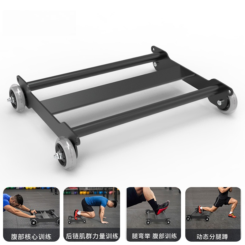 Ab Roller Wheel - コアトレーニングアブホイールローラー、腹部ディスク付き、筋力強化・安定性向上フィットネス機器、ホームワークアウトコアトレーニング用