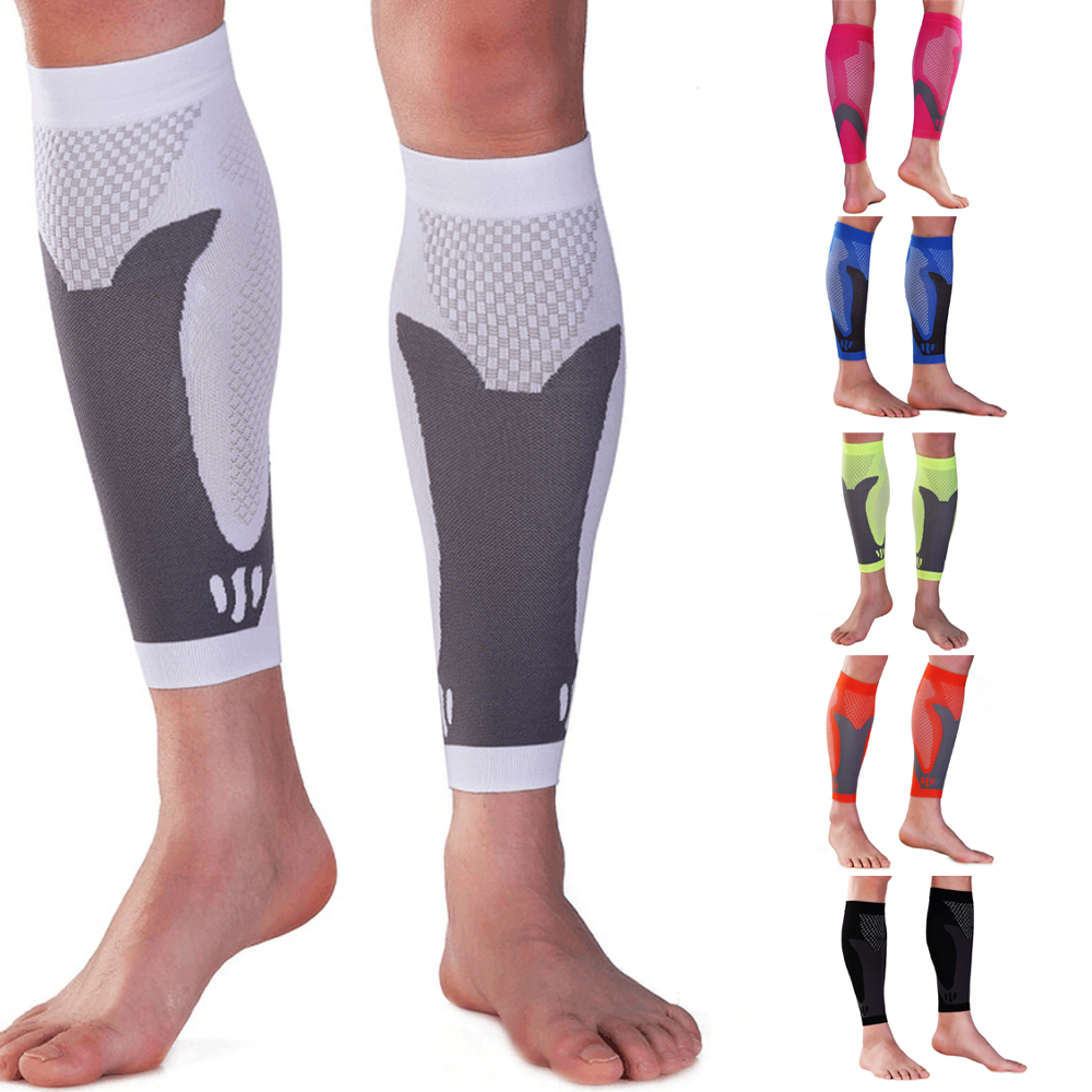 Seated Calf Raise - 1 ペア脚圧縮スリーブ、ふくらはぎサポートスリーブ脚の痛み軽減、フィットネス、ランニング、シンスプリント用の快適なフットレスソックス