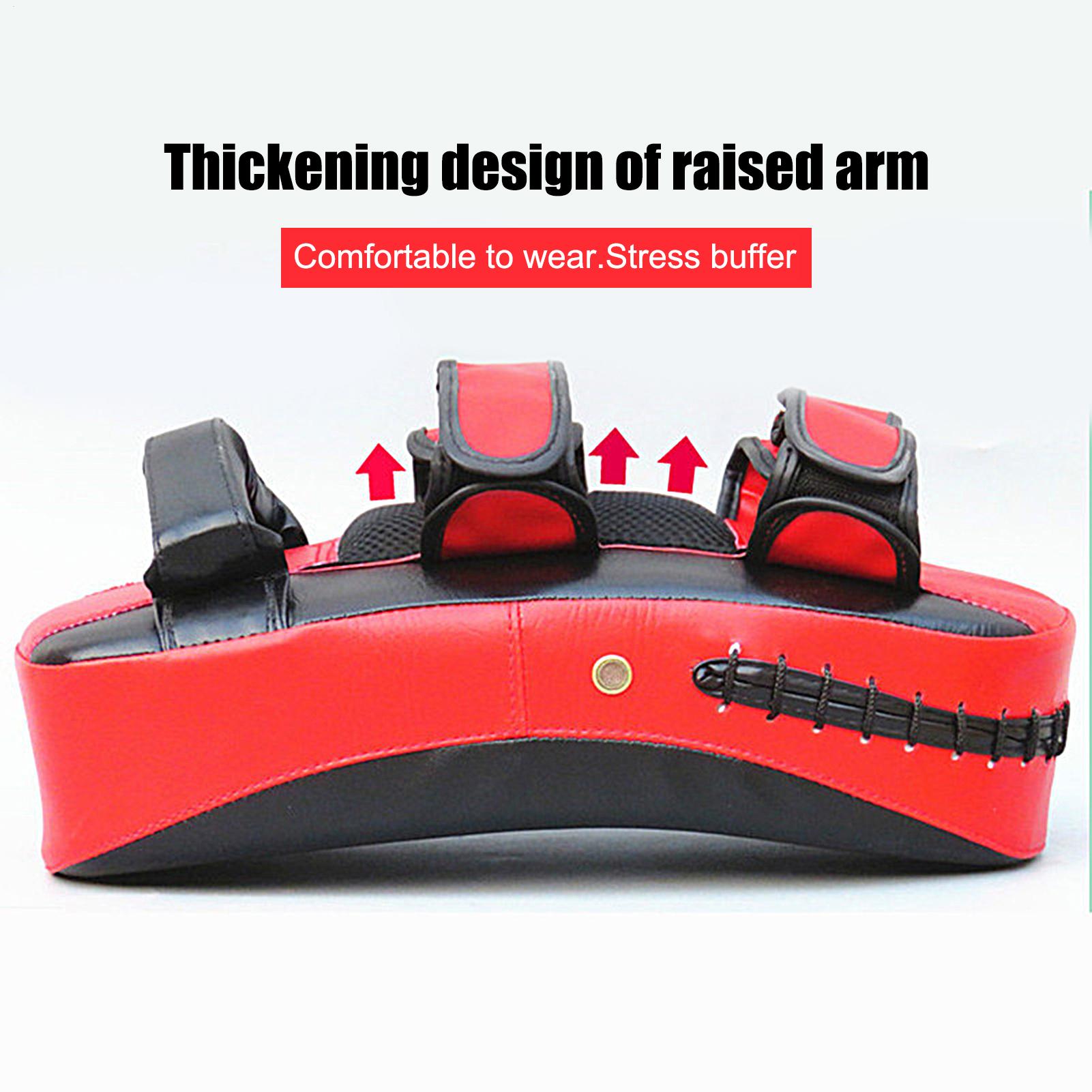 Home Gym Equipments - ボクシングパッド PUレザー製 カーブ型パンチング器具 格闘技トレーニングパッド 子供 大人