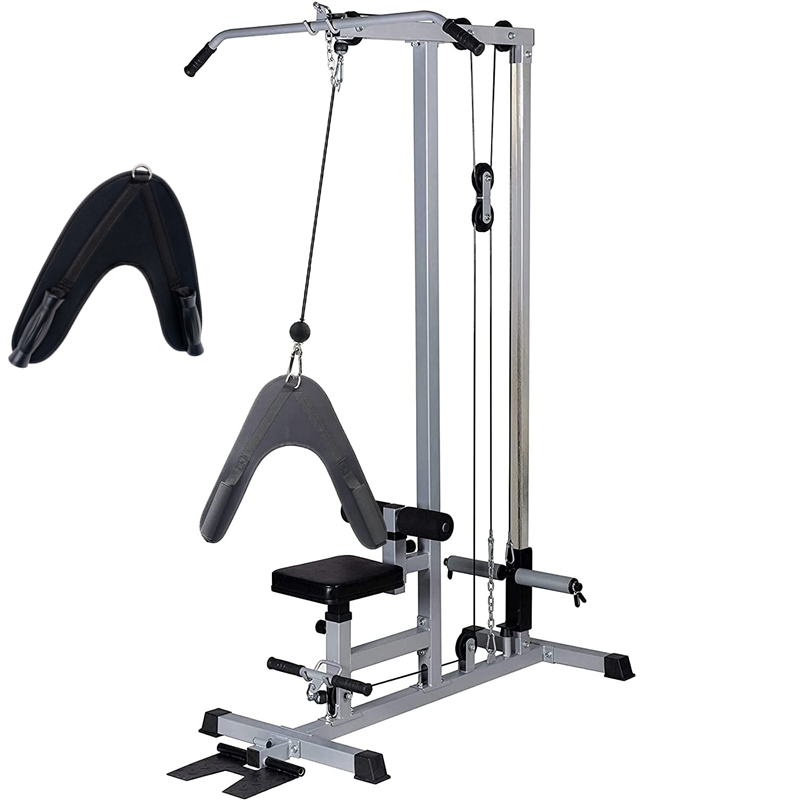 Home Gym Hack - V字型ブレード,スクエアレジスタンスストラップ,ボタンストラップ,ホームジムアクセサリー,ケーブルマシン用