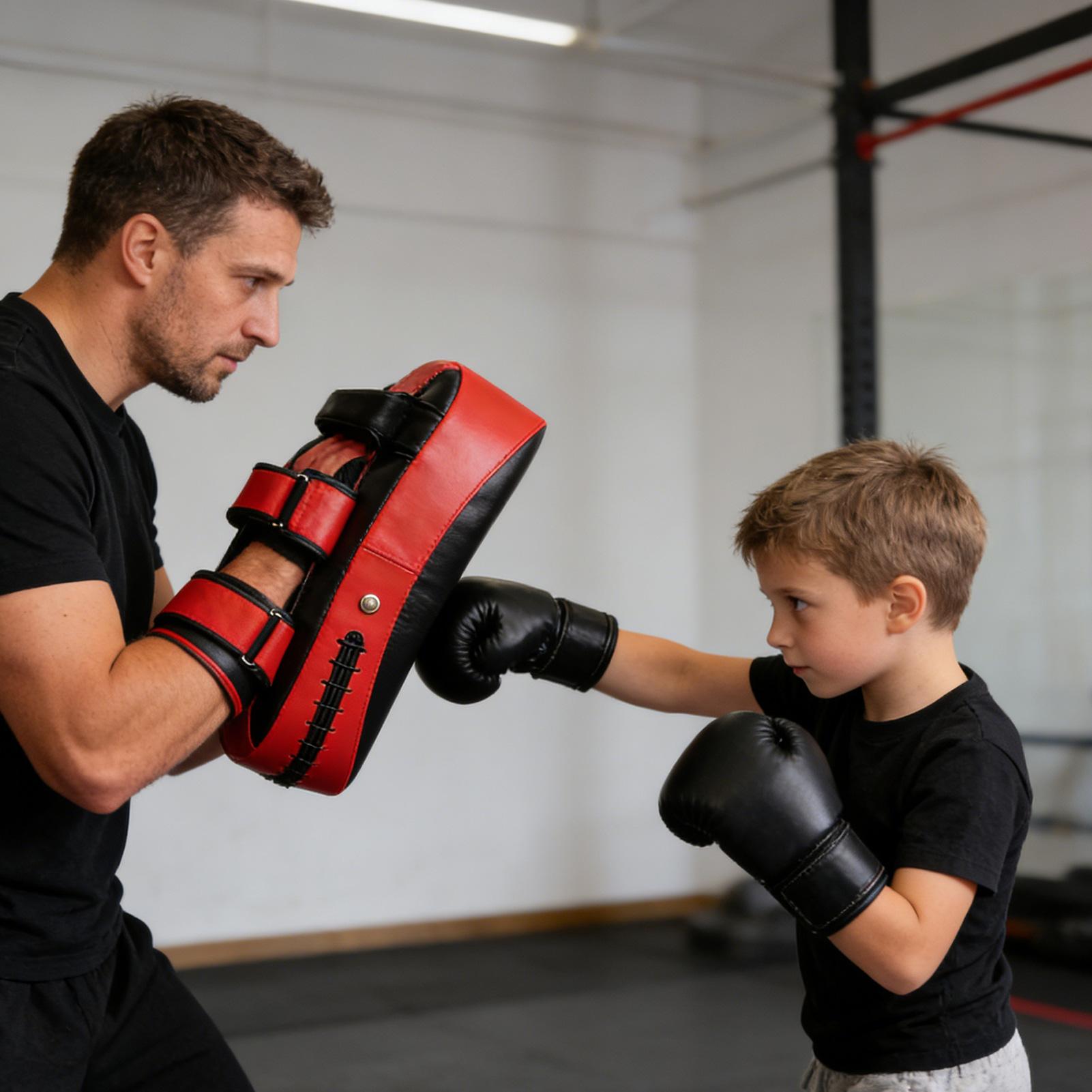 PUレザーボクシングパッド カーブキックトレーニング器具 キ - Home Gym Equipments のレビューと価格