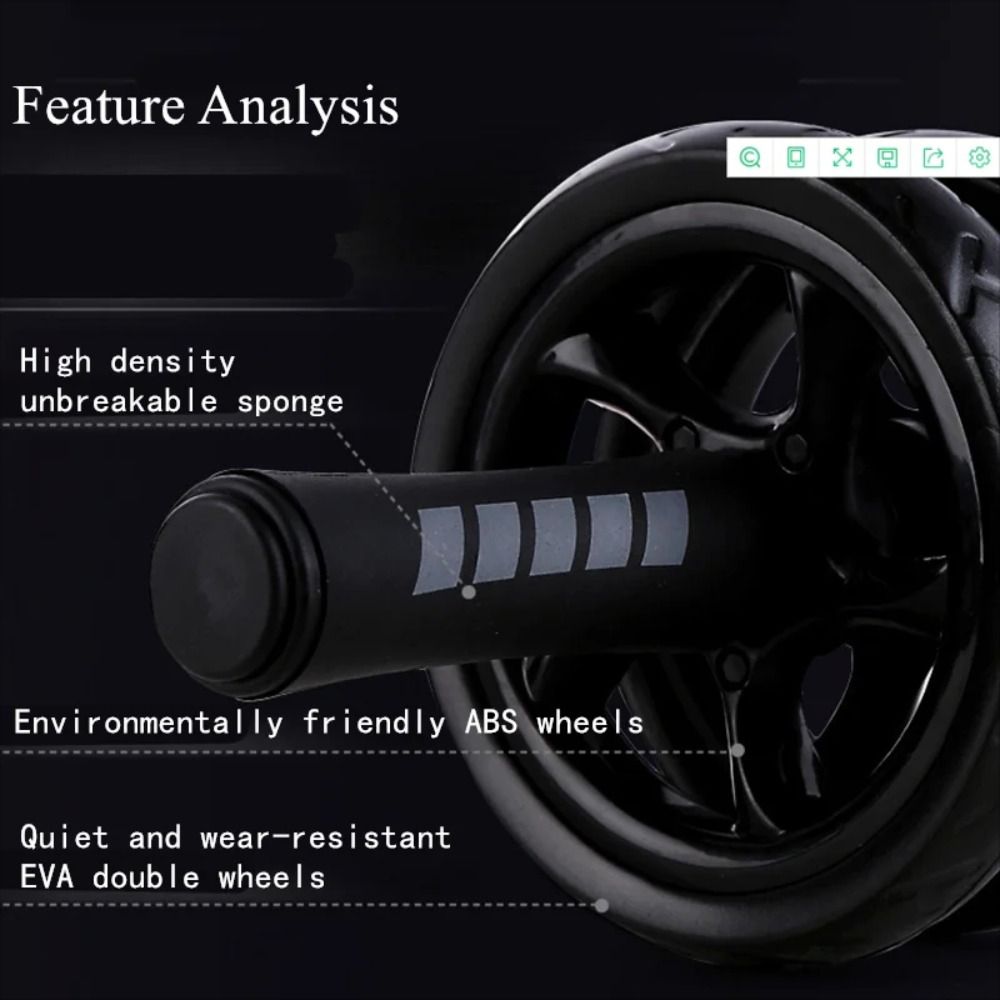 厚みのある腹部トレーニングローラーソフトスポンジグリップ強力 - Ab Roller Wheel のレビューと価格