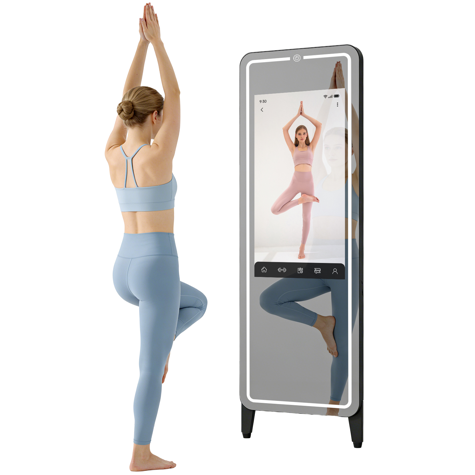 スマートジムミラー ホームワークアウト用 |   32インチ - Home Gym Video のレビューと価格