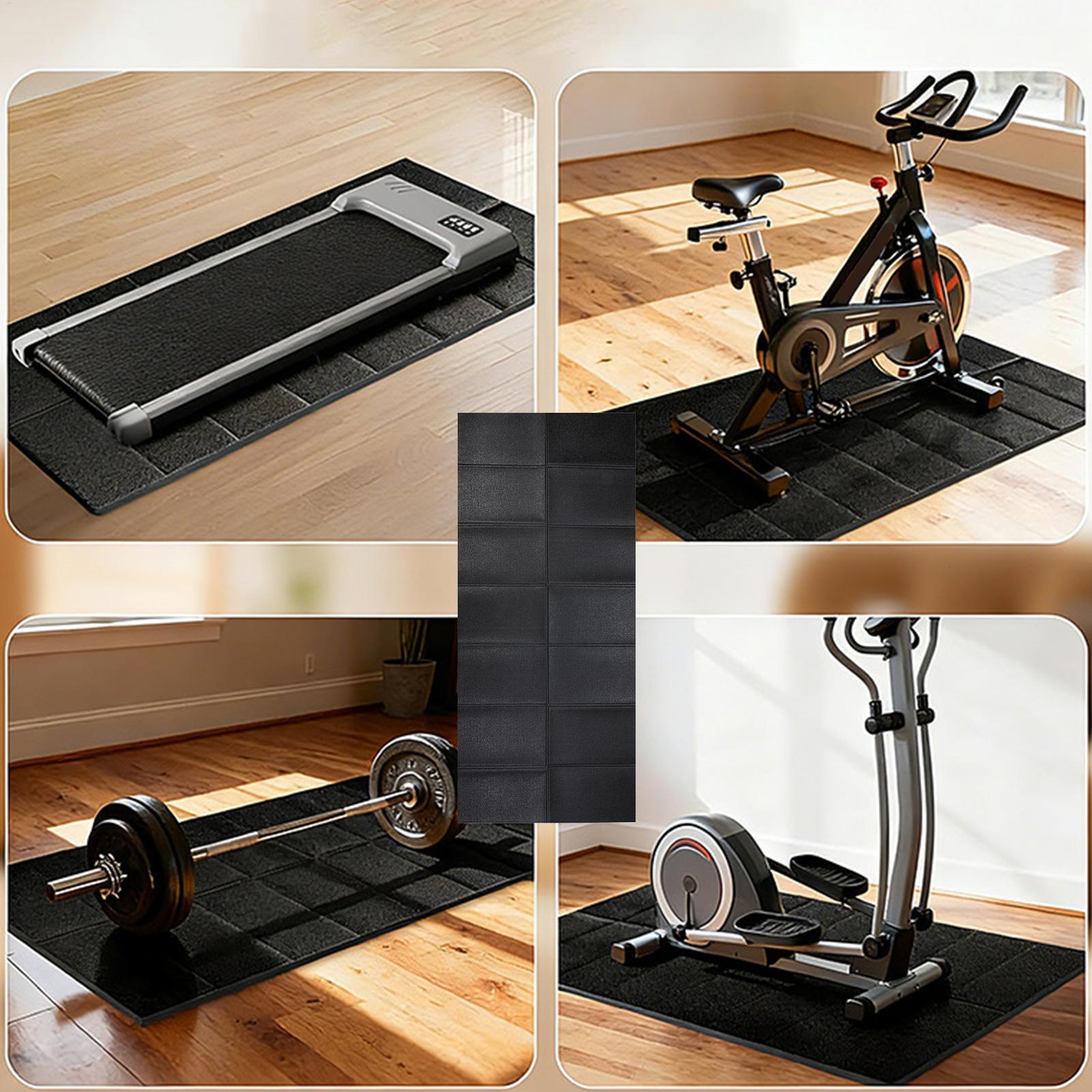 トレッドミルマット振動吸収ヘビーデューティトレッドミルフロア - Home Gym Equipments のレビューと価格