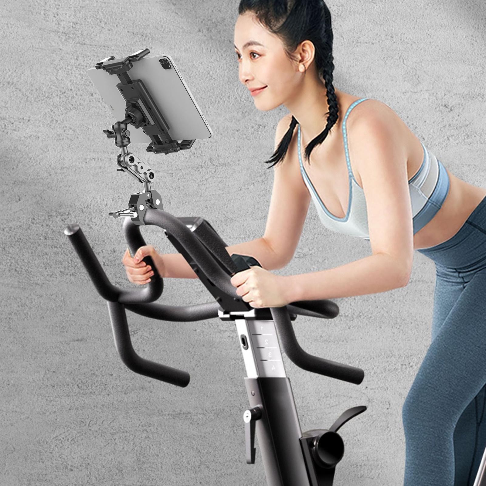 トレッドミル用タブレットホルダー エクササイズバイクハンドル - Home Gym Video のレビューと価格