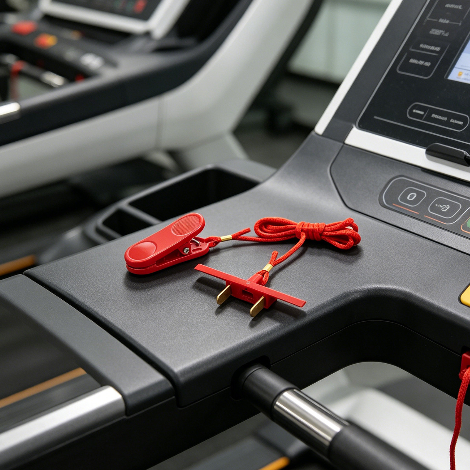 ユニバーサルダブルプロングトレッドミル安全キー緊急停止スイッ - Home Gym Equipments のレビューと価格