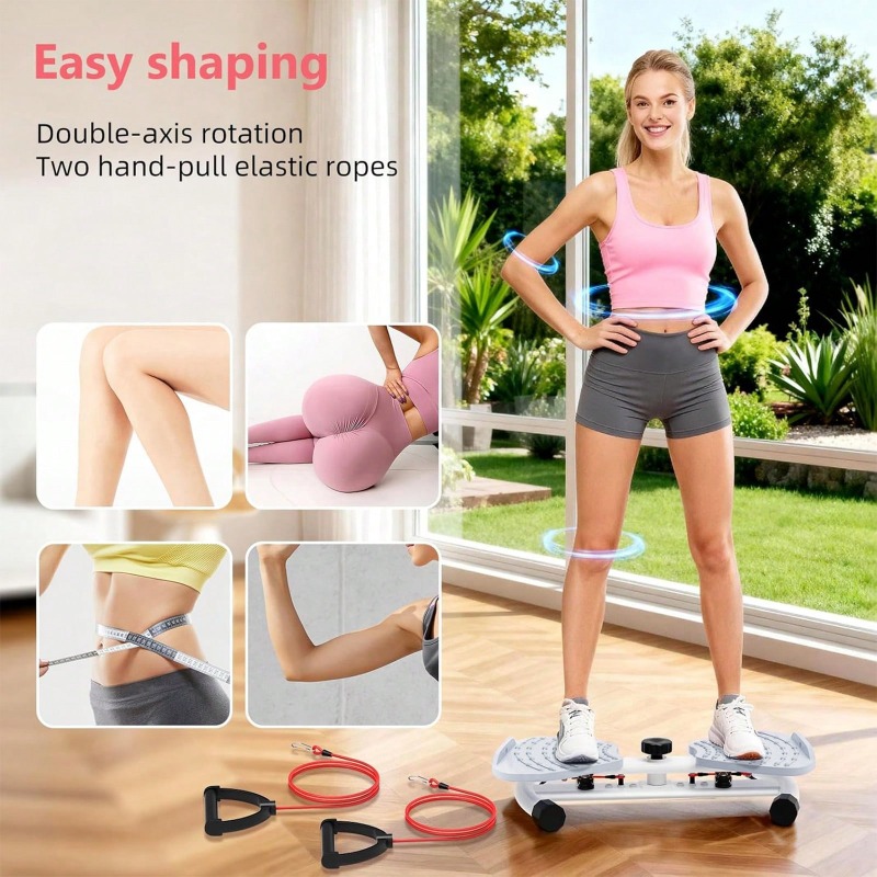 家庭用トレーニング用の調整可能な抵抗付きツイストステッパー、 - Home Gym Hack のレビューと価格