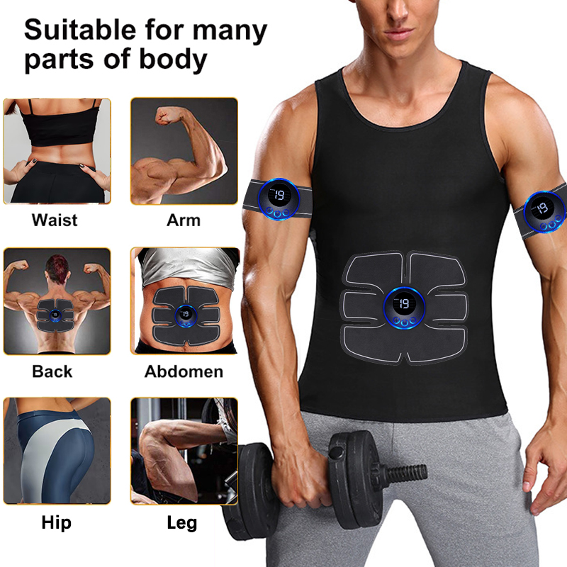電気筋肉刺激マッサージ器,腹部,臀部,腕,脚,首,ヒップトレ - Home Gym App のレビューと価格