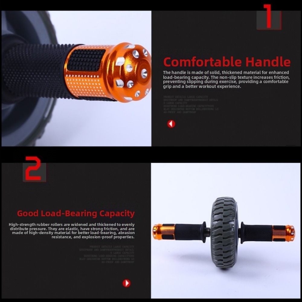 人間工学に基づいたグリップ腹部トレーニングローラー単輪滑り止 - Ab Roller Wheel のレビューと価格