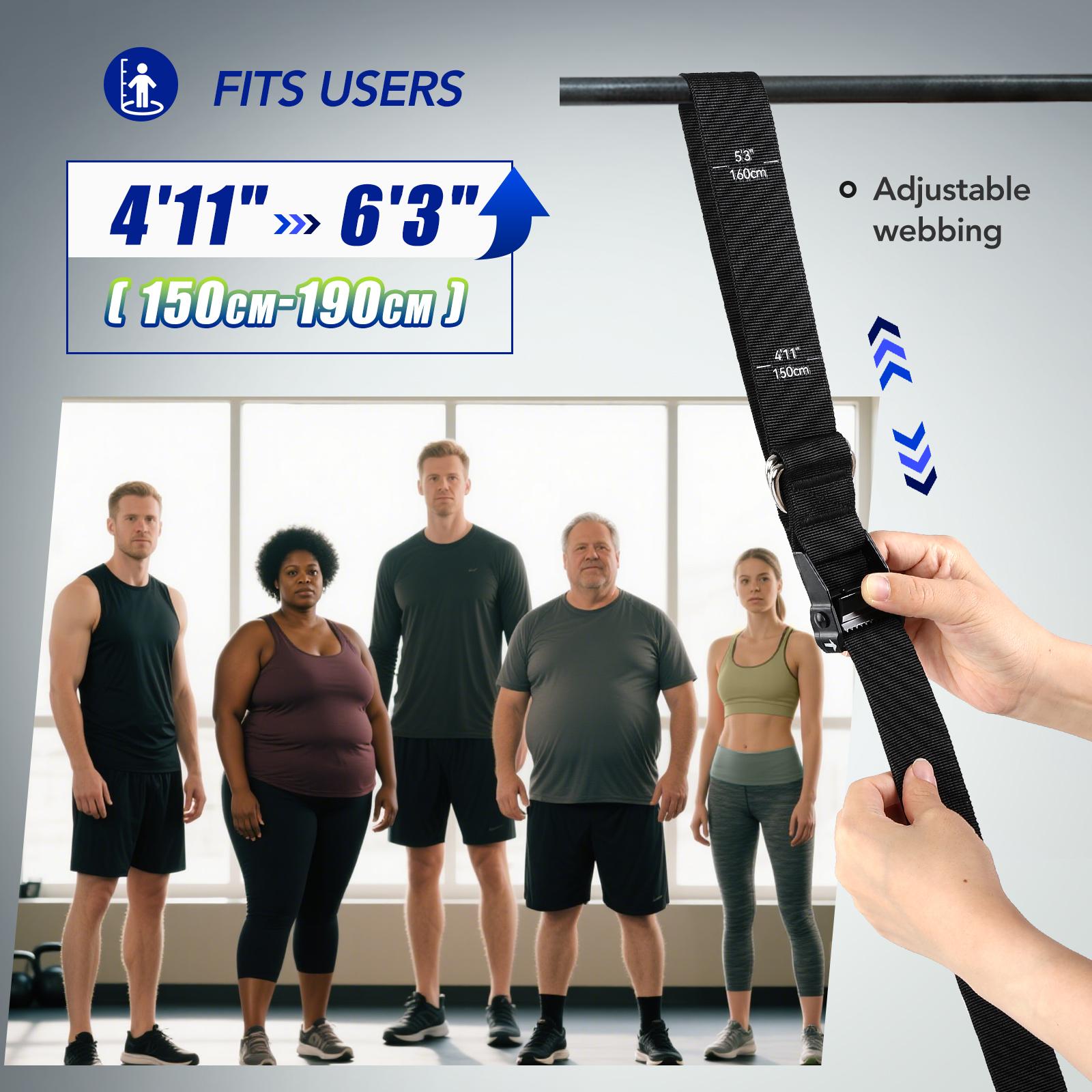 ヘビーデューティー懸垂補助バンドセット 4x80ポンド 調節 - Treadmill Home Gym のレビューと価格