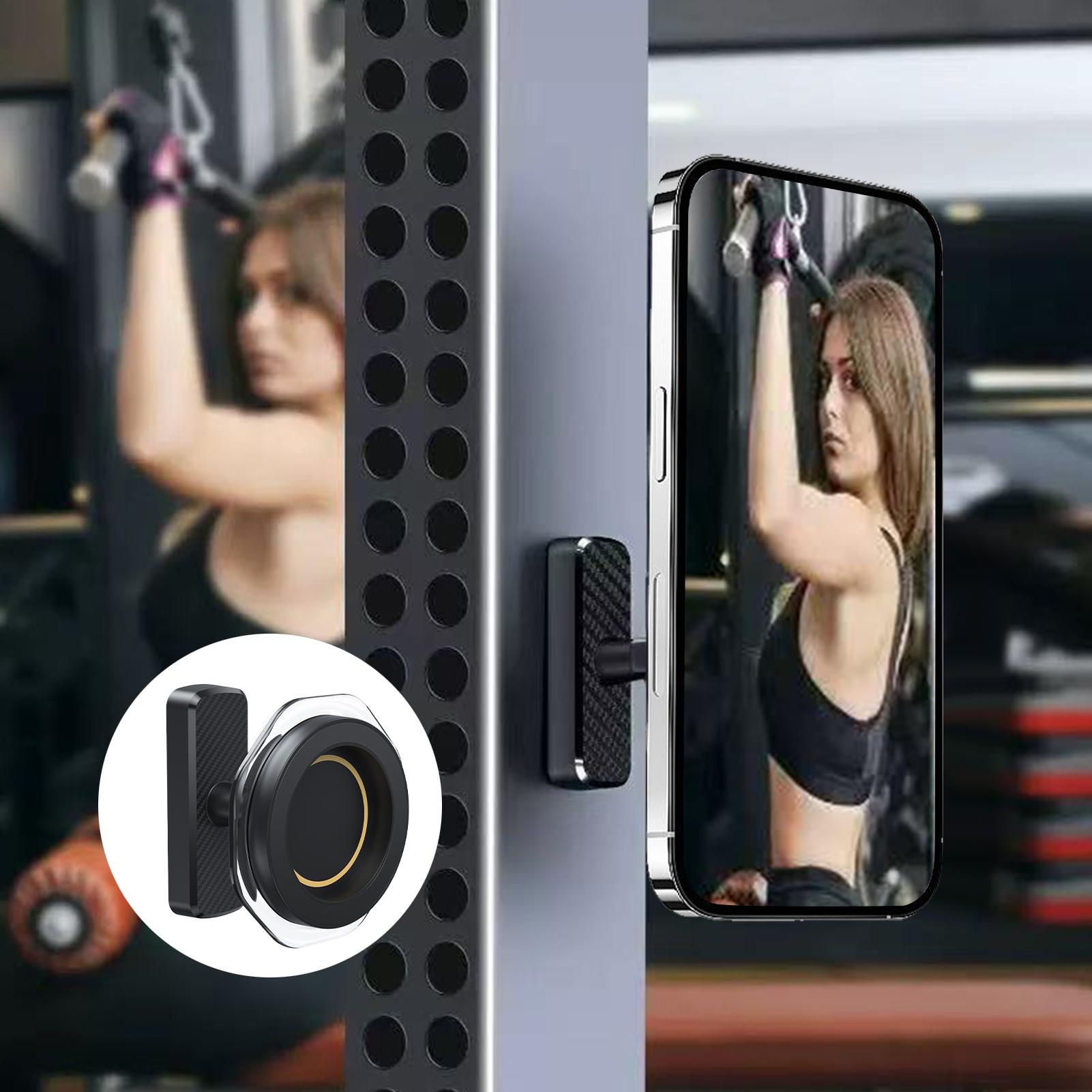 17mm 360度調整可能なジム用スマホホルダー マグネット - Home Gym Video のレビューと価格