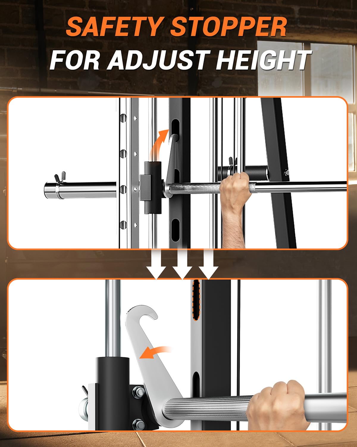 オールインワンスミスマシンホームジム、2200ポンド耐荷重ス - Home Gym All In One のレビューと価格