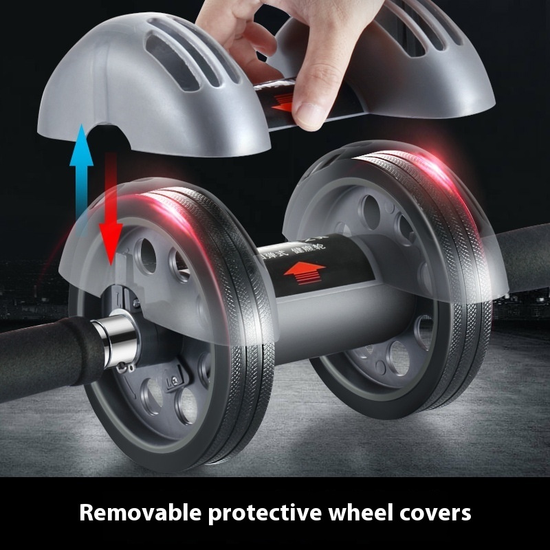 ポータブル自動リバウンド Ab ホイールダブルホイール Ab - Ab Roller Wheel のレビューと価格