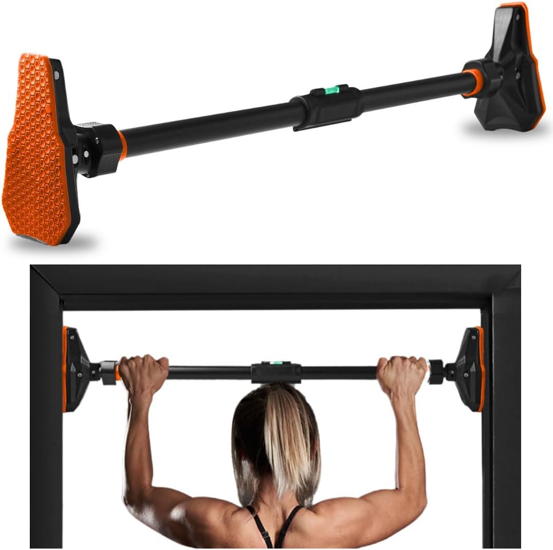 ドア枠用プルアップバー/チンニングバー、ネジ不要、調整可能な - Chin Up Doorframe のレビューと価格