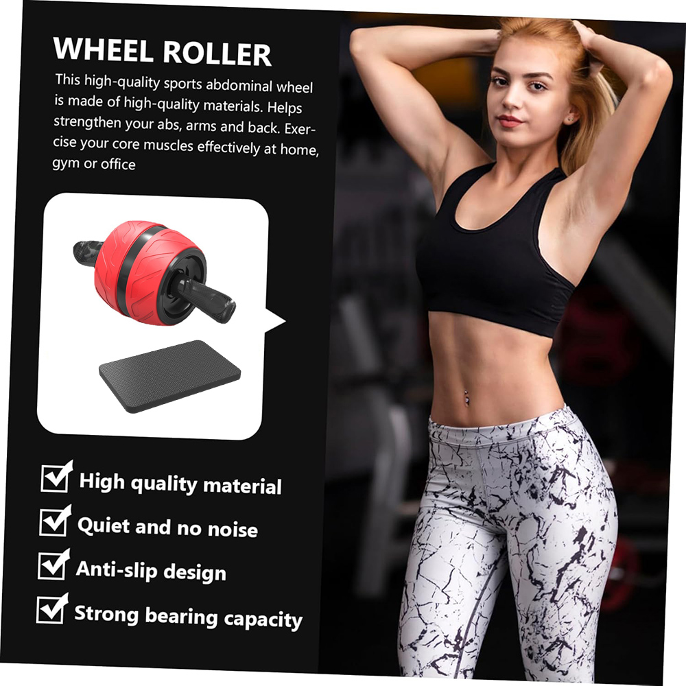 リバウンドアブローラー ヘルシーベリーホイール 膝マット付き - Ab Roller Wheel のレビューと価格