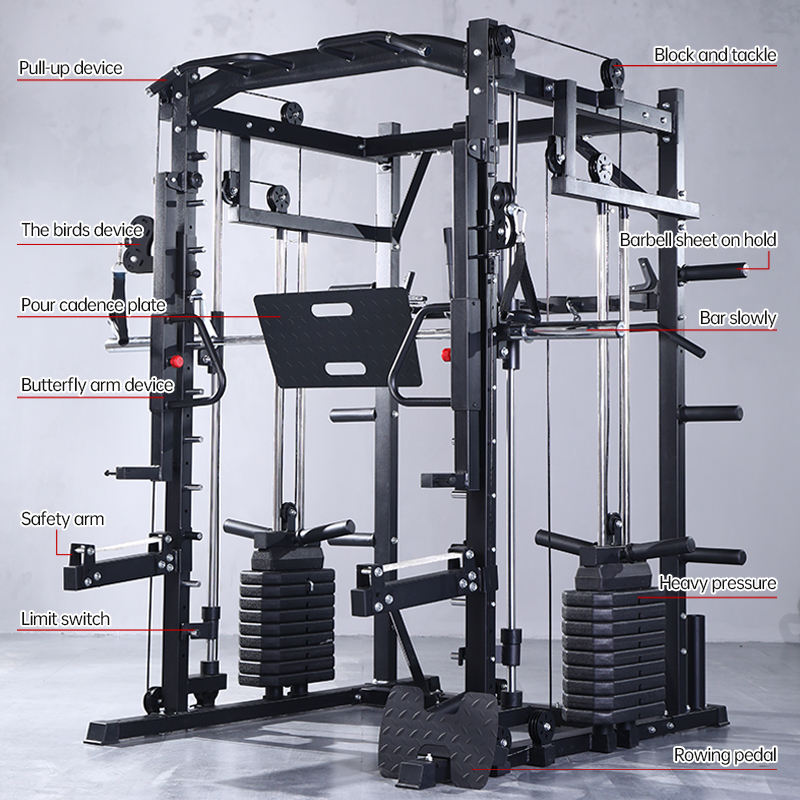 スミスマシン総合トレーニングパワーラックプロフェッショナル多 - Home Gym All In One のレビューと価格