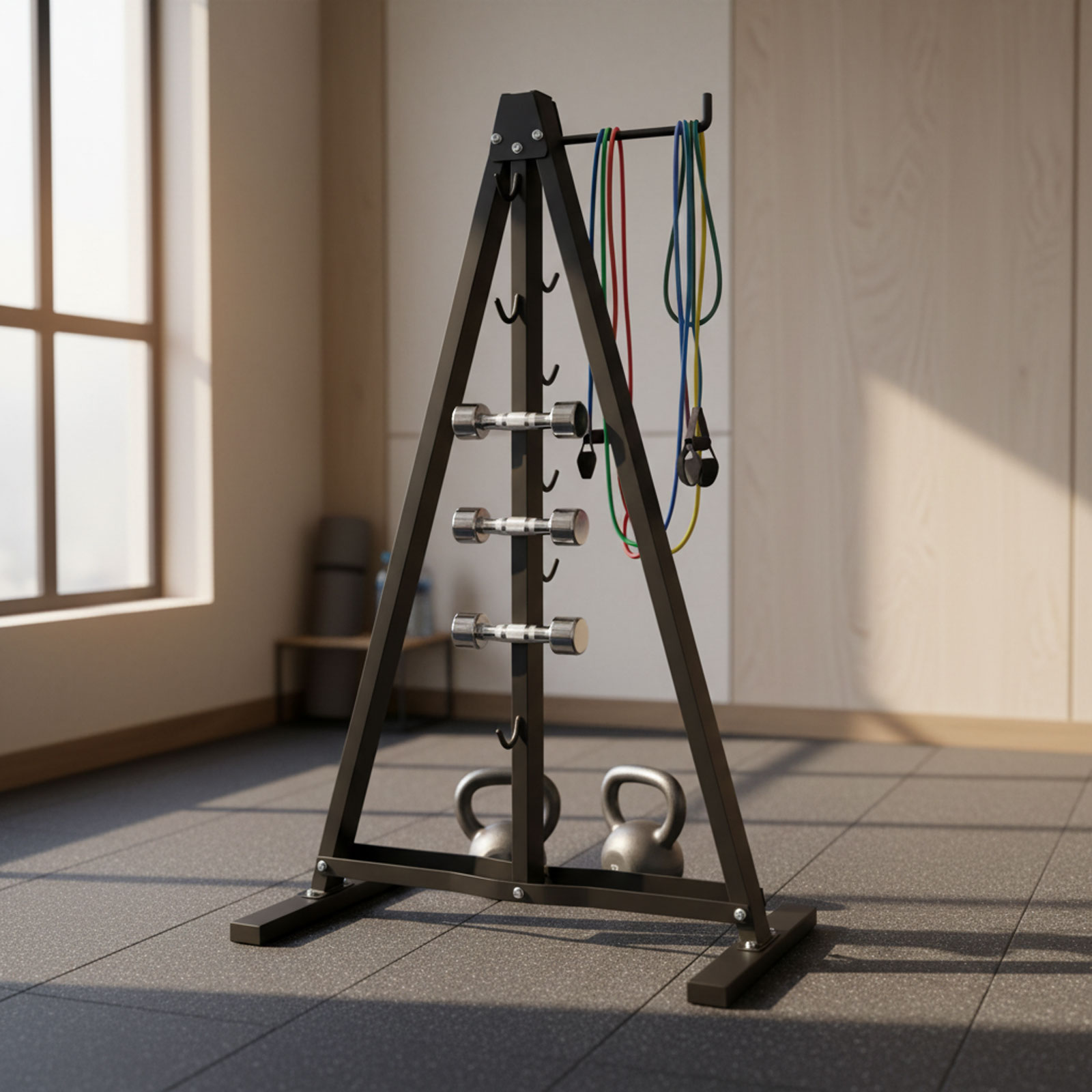 ラットプルダウンバーオーガナイザー（フック付き）ホームジム収 - Home Gym Hack のレビューと価格