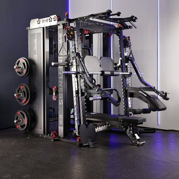 新型多機能ストレングストレーニングマシン スミスマシン 業務 - Home Gym All In One のレビューと価格
