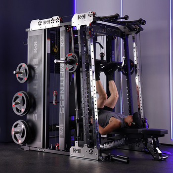 新型多機能ストレングストレーニングマシン スミスマシン 業務 - Home Gym All In One のレビューと価格