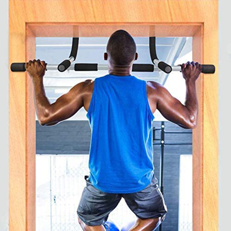 調整可能なドアフレーム懸垂バー、組立不要、ヘビーデューティー - Chin Up Doorframe のレビューと価格