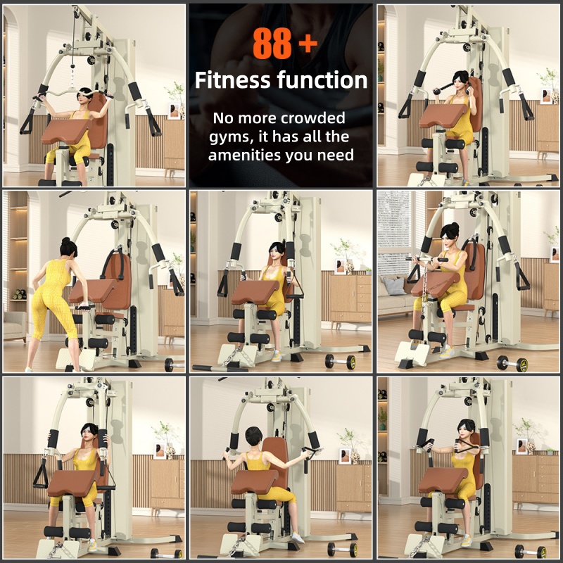総合トレーニングマシン ハイプルフィットネスマシン 多機能シ - Home Gym All In One のレビューと価格