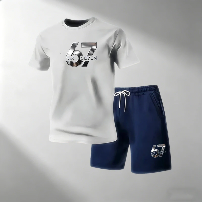 オファー：メンズ2ピーススポーツセット ラウンドネックTシャ - Home Gym Gym のレビューと価格