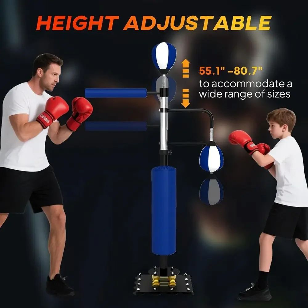 高さ調節可能なボクシングバッグスタンド（スピードバッグとリア - Speed Bag Boxing のレビューと価格