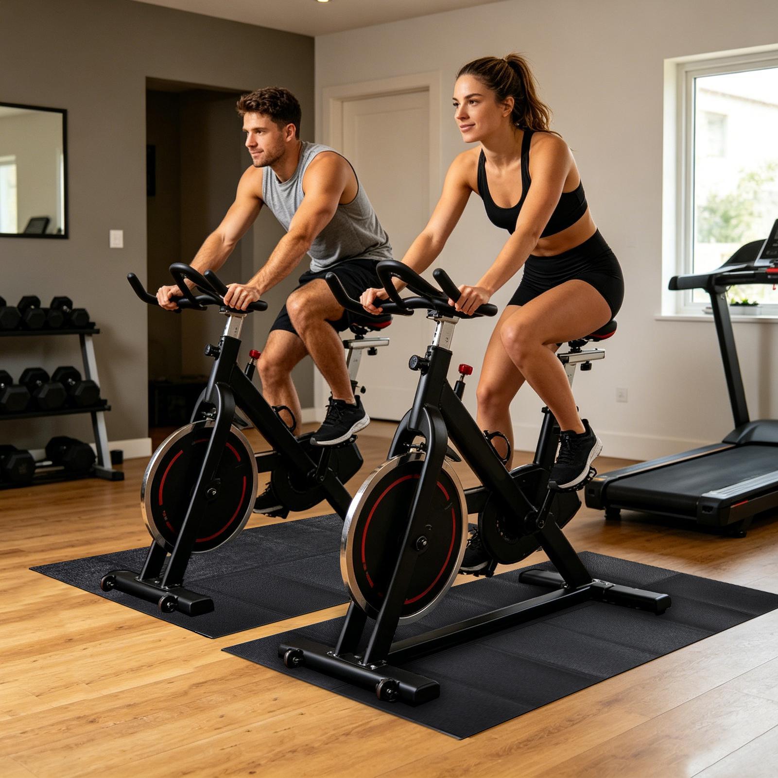 トレッドミルパッド高耐久防水折りたたみ式堅木床用トレッドミル - Home Gym Equipments のレビューと価格