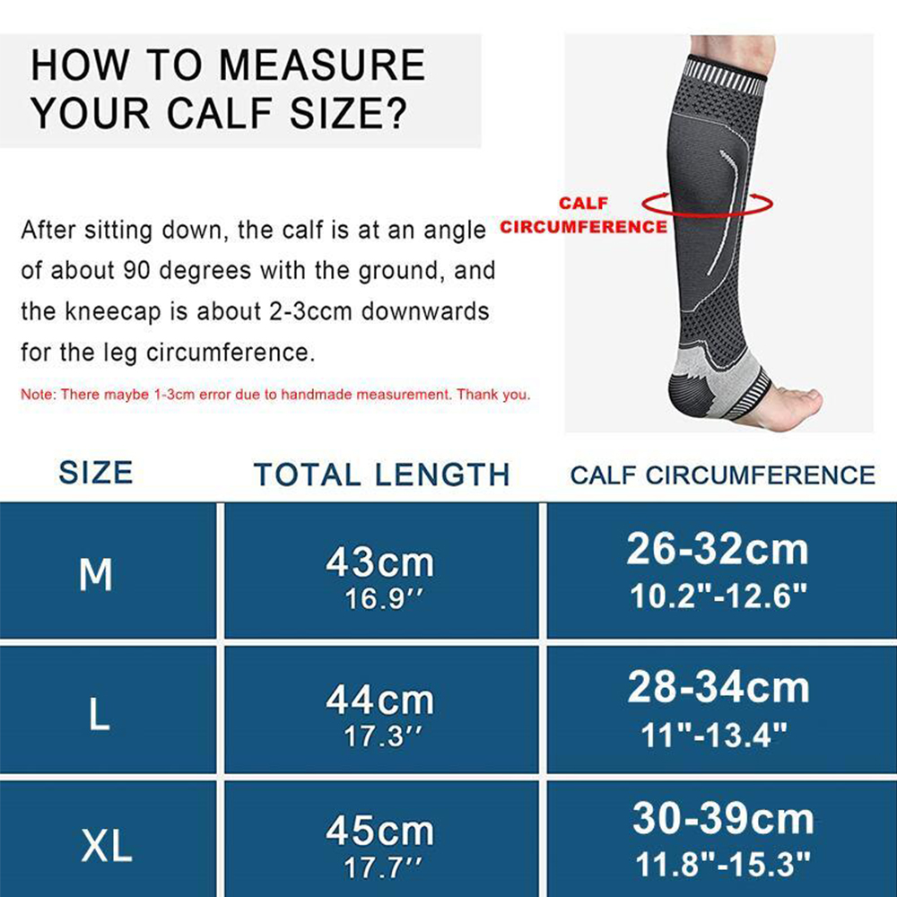 1 個ランニング圧縮ソックス整形外科サポートニーハイストッキ - Seated Calf Raise のレビューと価格