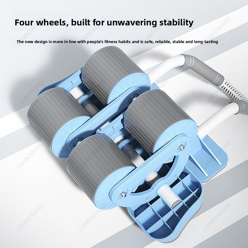 スマート4輪オートリバウンドアブローラー、ダブルエルボーサポ - Ab Roller Wheel のレビューと価格