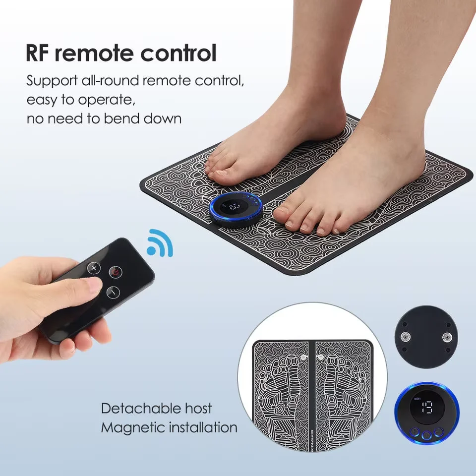 電気フットマッサージャーパッド筋肉マッサージリラクゼーション - Home Gym Hack のレビューと価格