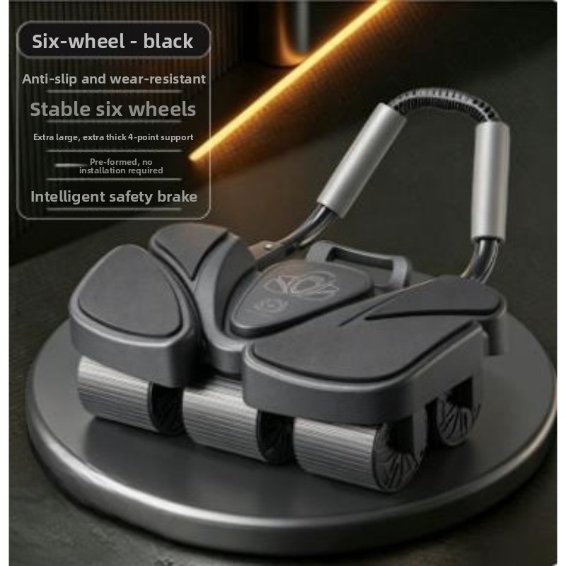 自動リバウンド腹筋強化ホイール、家庭用痩身器具、ポータブルフ - Ab Roller Wheel のレビューと価格