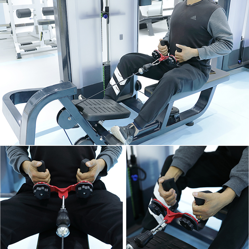 調整可能なフィットネスラットプルダウンバージムプーリーケーブ - Home Gym All In One のレビューと価格