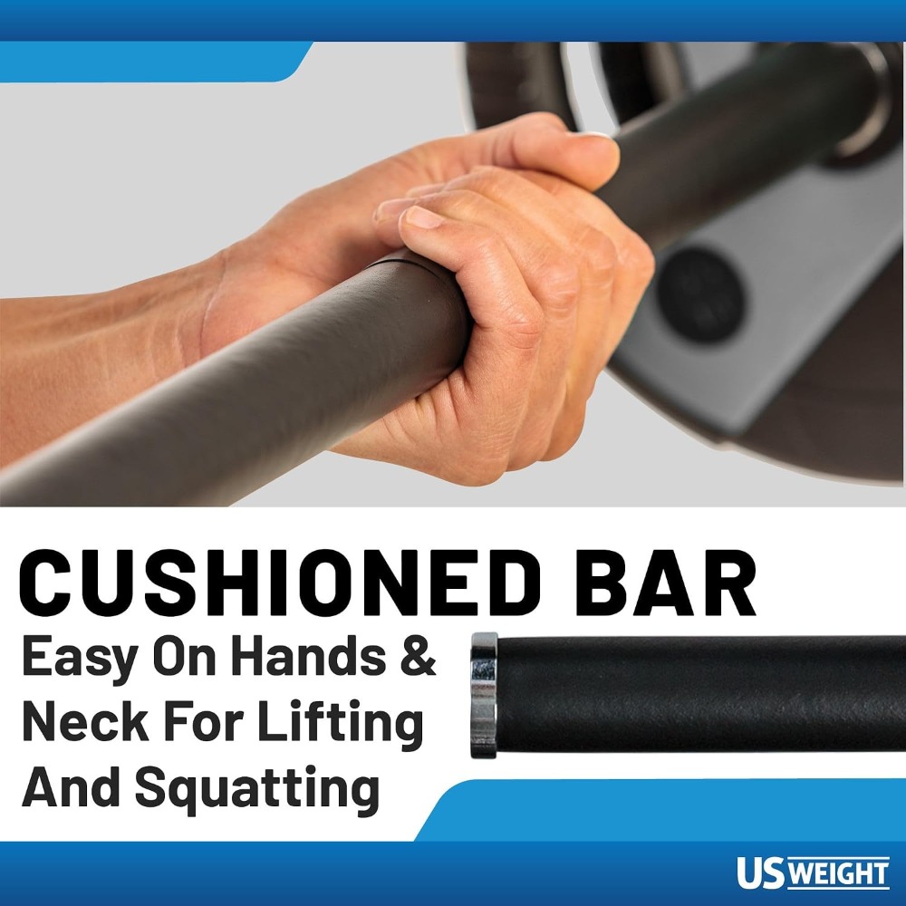 ホームジム用の完璧なバーベルウェイトセット - 43ポンド - Home Gym Gym のレビューと価格